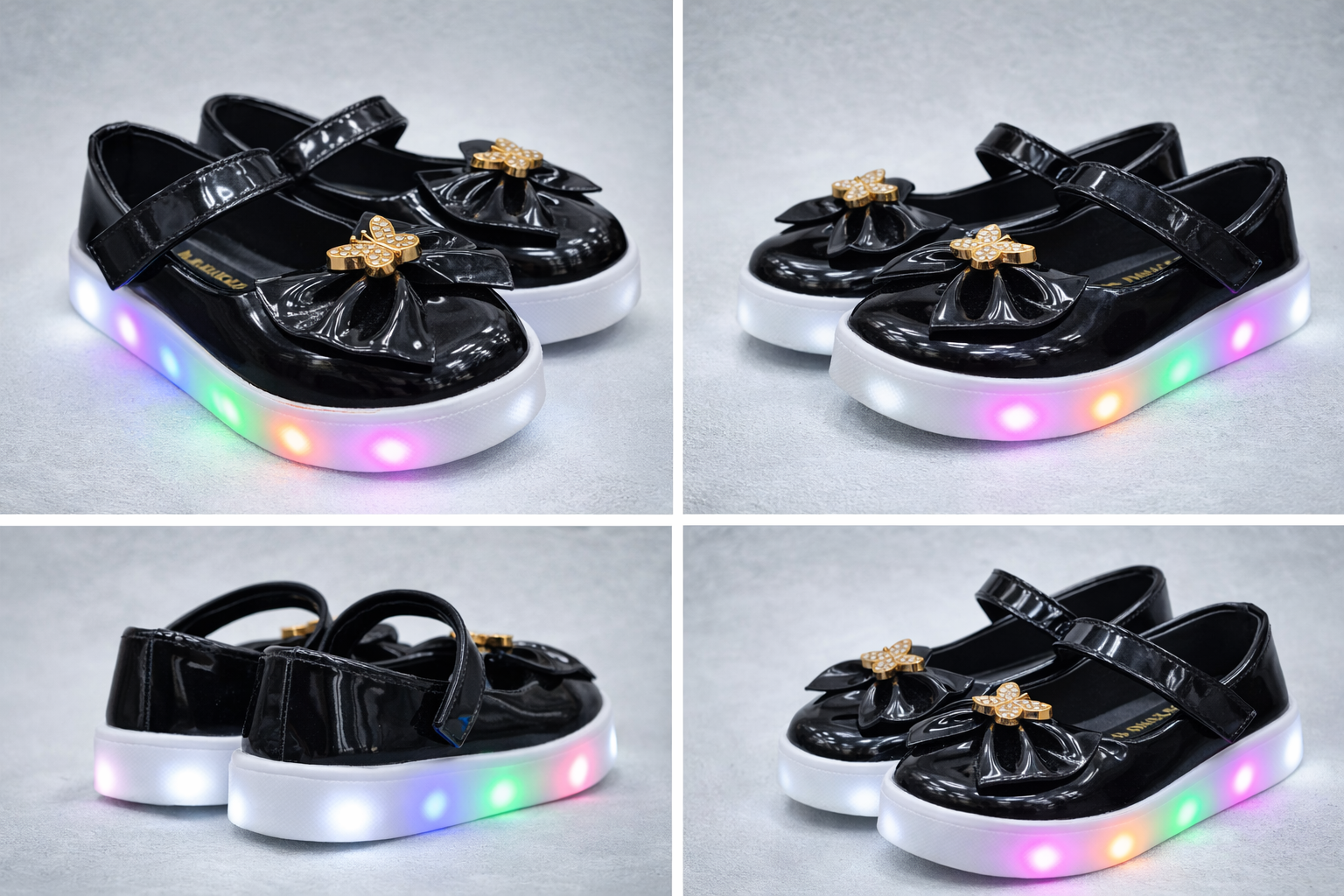 BABYWALKX BLACK LED  BELLIES